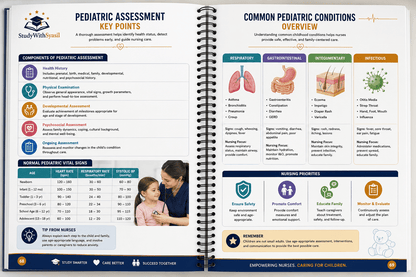 Essentials of Pediatric Nursing Study Guide – Spiral-Bound-StudyWithSyasil