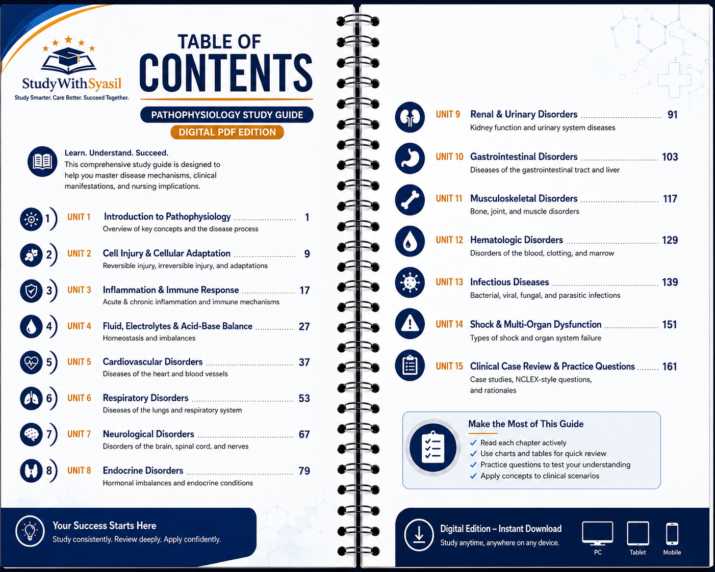 Pathophysiology Study Guide – Digital PDF Edition-StudyWithSyasil
