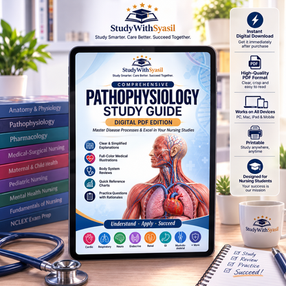 Pathophysiology Study Guide – Digital PDF Edition-StudyWithSyasil