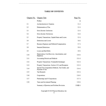 Solution Manual For Pearson’s Federal Taxation 2024 Corporations 37th Edition By Franklin-StudyWithSyasil