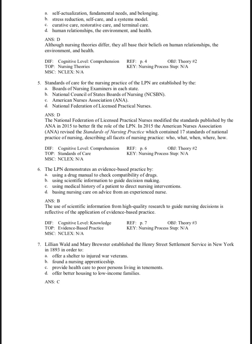 TEST BANK FOR FUNDAMENTAL CONCEPTS AND SKILLS FOR NURSING 6TH EDITION BY WILLIAMS.-StudyWithSyasil