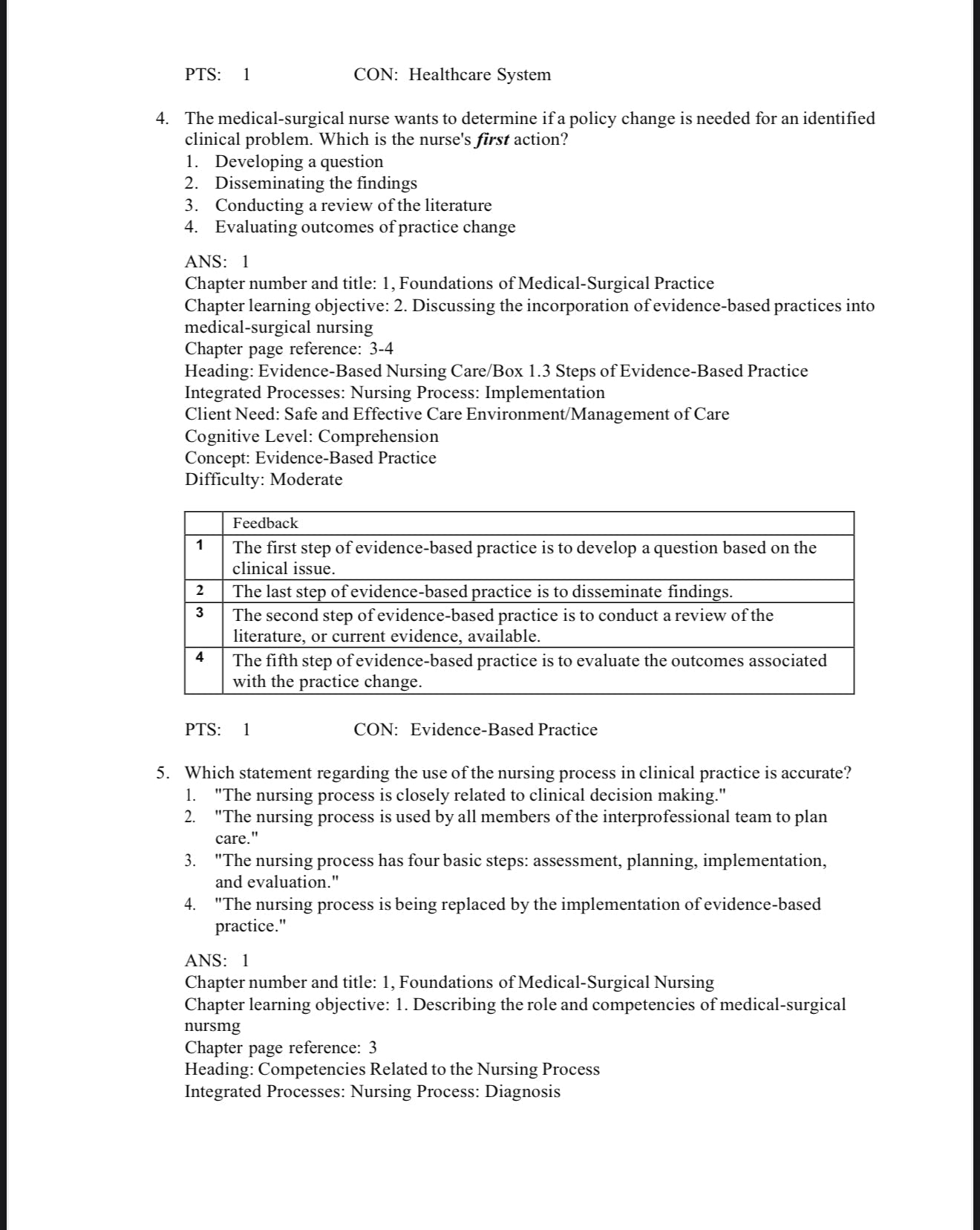Test Bank Davis Advantage for Medical-Surgical Nursing: Making Connections to Practice, 3rd Edition by Janice J. Hoffman and Nancy J. Sullivan-StudyWithSyasil