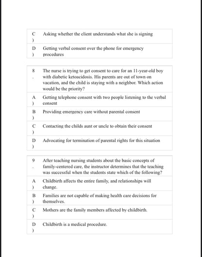 Test Bank Essentials of Maternity, Newborn, and Women’s Health Nursing, 5th Edition by Ricci-StudyWithSyasil