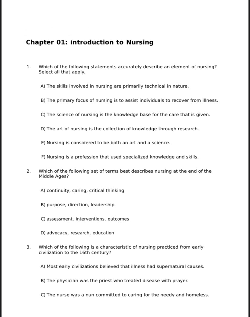 Test Bank for Fundamentals of Nursing 10th Edition by Taylor-StudyWithSyasil