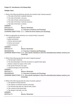 Anatomy and Physiology 1st Edition by Elizabeth Co Test Bank - StudyWithSyasil