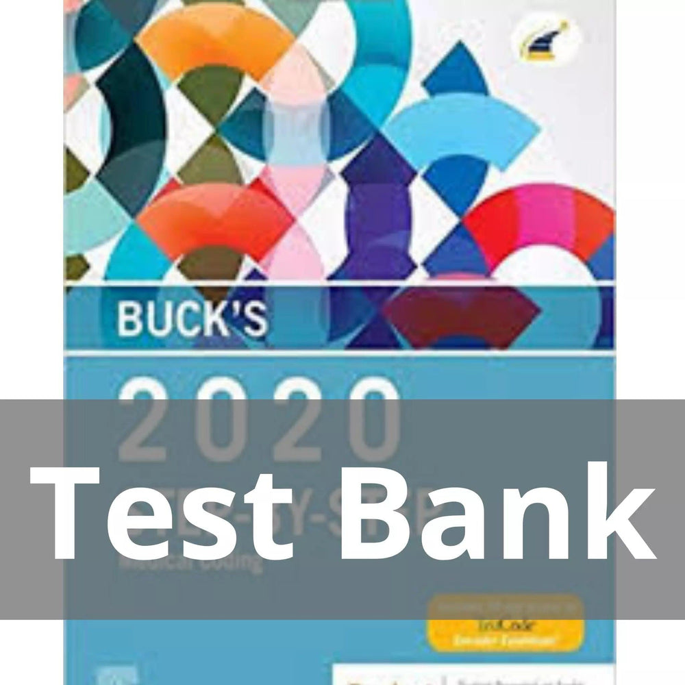 Buck’s Test Bank for Step-by-Step Medical Coding 2020 edition by Elsevier