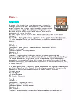 Essentials of Psychiatric Nursing 2nd Edition Boyd Test Bank - StudyWithSyasil