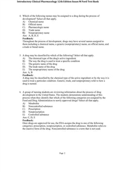 Introductory Clinical Pharmacology 12th Edition Susan M Ford Test Bank - StudyWithSyasil