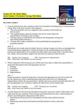 Keltner’s Psychiatric Nursing 9th Edition by Debbie Steele Test Bank - StudyWithSyasil