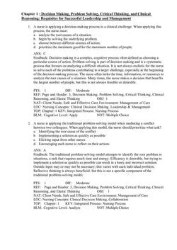 Leadership Roles and Management Functions in Nursing Theory and Application 11th Edition Test Bank - StudyWithSyasil