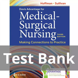 Medical-Surgical Nursing Making Connections to Practice 3rd Edition Janice J. Hoffman Test Bank - StudyWithSyasil