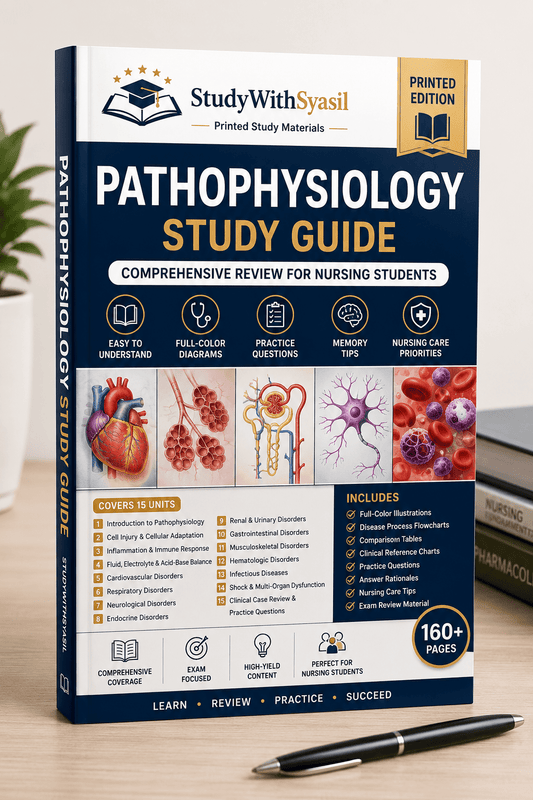 Pathophysiology Study Guide – Printed Edition - StudyWithSyasil