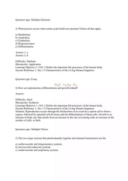 Principles of Anatomy and Physiology 16th Edition by Gerard J. Tortora Test Bank - StudyWithSyasil