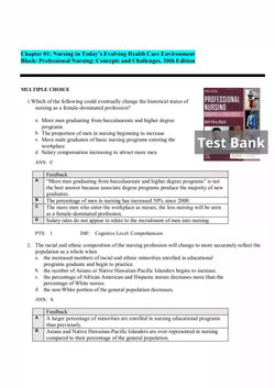 Professional Nursing 10th Edition by Beth Black Test Bank - StudyWithSyasil
