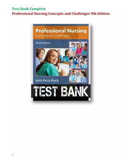 Professional Nursing Concepts and Challenges 9th Edition Test Bank - StudyWithSyasil